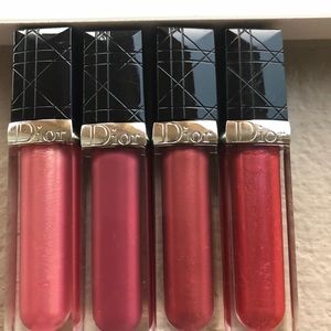 NEVER USED dior lipgloss bundle